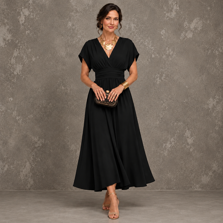 The Amelia Wrap Midi Dress