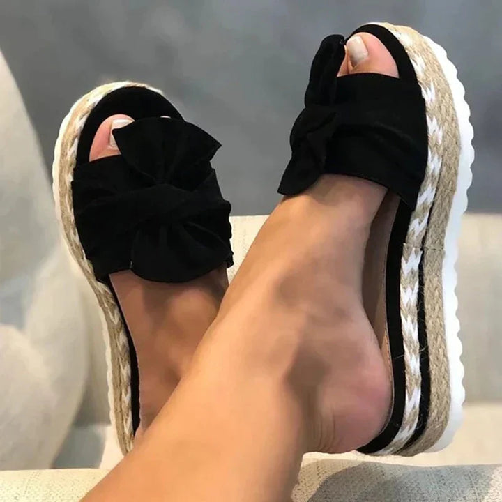 JULIETTE | FEMININE BOW SANDALS